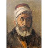 FAURE, AMANDUS Hamburg 1874 - 1931 Stuttgart Portrait eines Türken. Öl/Karton, signiert. 47x34cm,