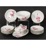 KINDER RESTSERVICE Porzellan, 15-teilig A CHILDREN'S SERVICE Porcelain, 15 pieces