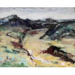 WEISS, RUDI Ingolstadt 1952, tätig in Aidlingen "Kleine Landschaft". 1979. Acryl/Lwd., monogr.,