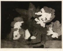 FUSSMANN, KLAUS Velbert 1938 Komposition in schwarz-weiß. Litho, handsigniert und num.: 55/100. 30,