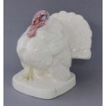 TRUTHAHN Glasierte und am Kopf bemalte Keramikfigur. H.24cm. Rest. A TURKEY Glazed ceramic figure