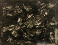 THIELER, FRED Königsberg 1916 - 1999 Berlin Abstrakte Komposition. Mischtechnik mit Tuschpinsel