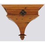 WANDKONSOLE um 1900 Holz. H.45cm A WALL CONSOLE TABLE ca. 1900 Wood. 45 cm high.