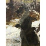 KOESTER, ALEXANDER Bergneustadt 1864 - 1932 München Frauenbild (Studie). Öl/Lwd., mit dem