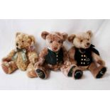 Harrods large Teddy Bears, 1849-1999 150th Anniversary Bear, 100 Years Teddy Anniversary and