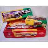 Corgi Classics 31012 Mickey Kiely Boxing Set, 24801 Silcocks Leyland Dodgem Truck and caravan set