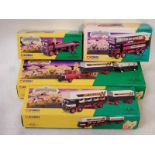 Corgi Classics 16502 Pat Collins Scammell Highwayman Ballast with Closed Pole Trailer and Caravan,