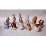 A collection of ten Royal Albert and a Royal Doulton Beatrix Potter figures including: Mother