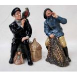 Royal Doulton, two Figural Models, Sea Harvest HN2257 and Shore Leave HN2254 (2)