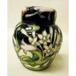 A modern Moorcroft pottery Ginger Jar, tubeline decorated in the Isis pattern, possibly by Emma