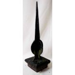 LYR Finial as used atop signals and station buildings, 76cm high