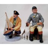 Royal Doulton, two Figural Models, Sailors Holiday HN2442, The Huntsman HN2492 (2)
