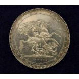 Great Britain, a George III British Silver Crown Coin, 1819, LIX, Extremely Fine Grade