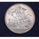 Great Britain, a Victoria British Silver Crown Coin, 1889, Extremely Fine Grade