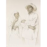 FRANCISCO ZUNIGA (Mexico 1912-1998) A LITHOGRAPH, 1981, "La Abuela (The Grandmother," signed, dated,