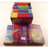 Four Harry Potter First Editions: Half Blood Prince, Deathly Hallows, The Goblet of Fire and The