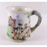 A Crown Devon musical mug 'Old Lang Syne'