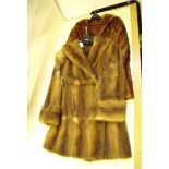 Two fur jackets - possible musquash one a/f