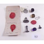 A small group of antique seals