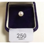 A pearl tie pin