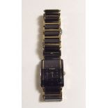 A Rado Titanium and ceramic ladies wrist watch