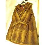 A fur coat - possibly mink