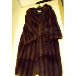 A fur coat - possibly mink, a/f