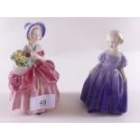 Two Royal Doulton figures 'Marie' and 'Cissie'