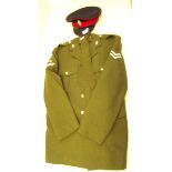 A 1950's REME army uniform and cap