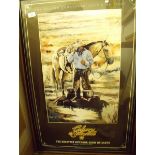 A Calgary Stampede cowboy poster - 85 x 55cm