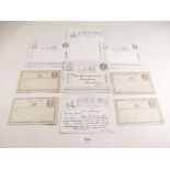 Stamps - GB 1840-1890 Jubilee of Penny Post - 3 commemorative envelopes each with insects plus