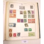 Strand all world album QV-QEII and envelope of covers and stamps