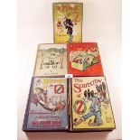 Five Frank Baum children's books The Magic of Oz, Kabump in Oz, The Scalawagons of Oz, The Scarecrow