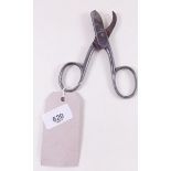 A pair of Post Office string scissors by Kutrite, stamped PO