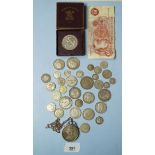 A quantity of British silver content coins approx 200 grams silver content including: silver