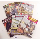 Six Commando War Stories magazines 1971, 2159, 2265, 2446, 2085, 2226 and Under Siege