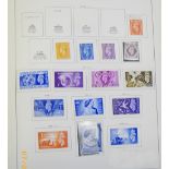 Schweiz album and stockbook (2) of QV - QEII defin, commem, regionals and postage due stamps, mint
