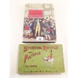 Sporting Rhymes and Pictures by J L C Booth published 1898 together with The Jockey Club by Roger