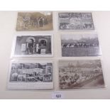 Postcards - local social history/personalities RP exterior Cooper & Preece (auctioneers) offices (1)