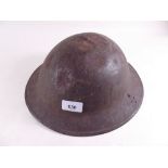 A WWI tin helmet