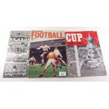 Charles Buchans Football Monthly July 1967, Cup Album pamphlet circa 1960 and five 'Famous Teams