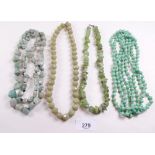 A selection of Jade beads