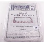A Needlecraft Practical Journal 1914 and various later embroidery magazines