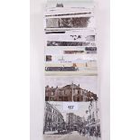 Postcards - Somerset topo accumulation including street scene at Taunton, Highbridge, Crowcombe,