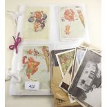 Postcards - selection with fairies (10) M.L.Attwell (3) Lawson Wood 'Granpop' (3) F.Valter dogs (3),