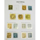 Large two GB stamp collection in SG Davo album and on loose pages of QV - QEII defin, commem,