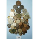 A quantity of pre-decimal and decimal British Coinage plus Eire, examples: George III 1799