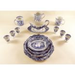 A selection of Spode Italian including coffee pot, mugs, dishes, gravy etc.