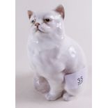 A Royal Doulton porcelain cat - HN2539