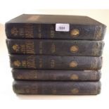 The Garden - five volumes - an illustrated Victorian Weekly Journal 1880's